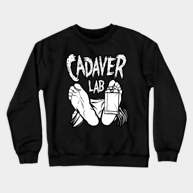 The Cadaver Lab Podcast Logo Crewneck Sweatshirt by The Corpse Collective
